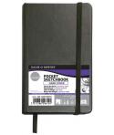 Daler Rowney Simply Cuaderno Cosido - Formato 9x14cm - 72 Hojas de Papel 100g/mg2 - Color Blanco
