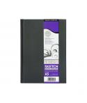 Daler Rowney Simply Cuaderno de Dibujo Cosido A5 54 Hojas 100g/m2 - Cubierta Rigida - Color Blanco