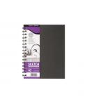 Daler Rowney Simply Cuaderno de Dibujo A5 100g/m2 - Cubierta Rigida con Encuadernacion en Espiral - Color Blanco