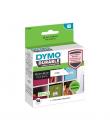 Dymo Durable Pack de 160 Etiquetas Originales para Rotuladora - Texto Negro sobre Fondo Blanco - 25mmx54mm - 2112283