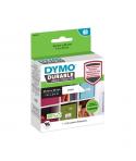 Dymo Durable Pack de 160 Etiquetas Originales para Rotuladora - Texto Negro sobre Fondo Blanco - 25mmx54mm - 2112283