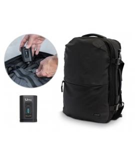 Lagart Mochila de Viaje Vacuum 20L Extensible a 42L - Medidas 48x30x20cm - Vaciador de Aire Incluido - Bolsillo Trasero Anti-rob