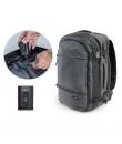 Lagart Mochila de Viaje Vacuum 20L Extensible a 42L - Medidas 48x30x20cm - Vaciador de Aire Incluido - Bolsillo Trasero Anti-rob
