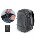 Lagart Mochila de Viaje Vacuum 20L Extensible a 42L - Medidas 48x30x20cm - Vaciador de Aire Incluido - Bolsillo Trasero Anti-rob