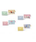Bismark Pack de 24 Tarjetas de Felicitacion Navideña con Sobre Pastel - Tamaño Tarjeta 12.5x17.5cm - Diseños Variados Pastel