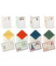 Bismark Pack de 24 Tarjetas de Felicitacion Navideña con Sobre - Tamaño Tarjeta 11.5x17.5cm - Diseños Variados