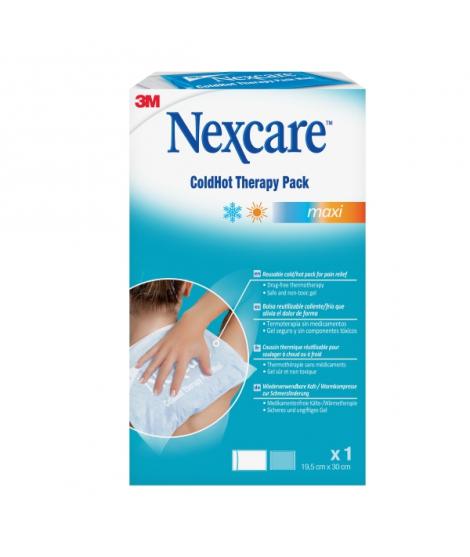Nexcare Coldhot Therapy Compresa para Termoterapia - Grande - Frio o Calor Superficial - Incluye Funda Protectora - Color Blanco
