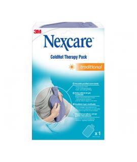 Nexcare Coldhot Therapy Bolsa Caliente de Gel - No Toxico - Acabado en Tela - Reutilizable - Color Azul Marino
