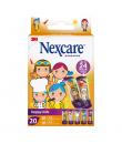 Nexcare Happy Kids Professions Pack de 20 Apositos Surtidos - Transpirables - para Pieles Delicadas - Color Estampado Infantil