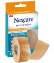 Nexcare Active Tape Cinta para Proteccion y Prevencion de Ampollas - 2.5cm x 4.5m - Transpirable - Color Marron