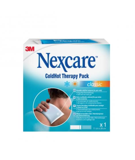Nexcare Coldhot Therapy Compresa para Termoterapia - Frio o Calor Superficial - Incluye Funda Protectora - Color Blanco