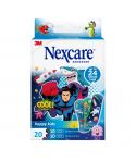 Nexcare Happy Kids Cool Pack de 20 Apositos Surtidos - Transpirables - para Pieles Delicadas - Color Estampado Infantil