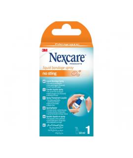 Nexcare Aposito Liquido - 18ml - Sin Alcohol - Secado Rapido - Impide Entrada de Agua - Transpirable - Color Transparente
