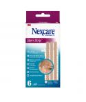Nexcare Steri-Strip Pack de 6 Suturas Cutaneas - 6x75mm - Adhesivas - Transpirable - Color Piel