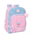 Safta Global Kids "Swing" Mochila - Adaptable a Carro - Asa de Mano - 33x42x14cm - Color Rosa
