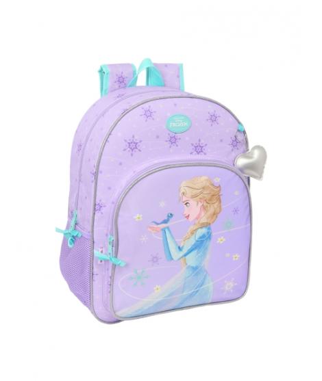 Safta Frozen Spirit Mochila - Adaptable a Carro - Asa de Mano - 33x42x14cm - Color Lila