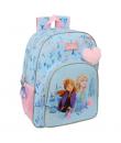 Safta Frozen "Ice Magic" Mochila - Adaptable a Carro - Asa de Mano - 33x42x14cm - Color Azul