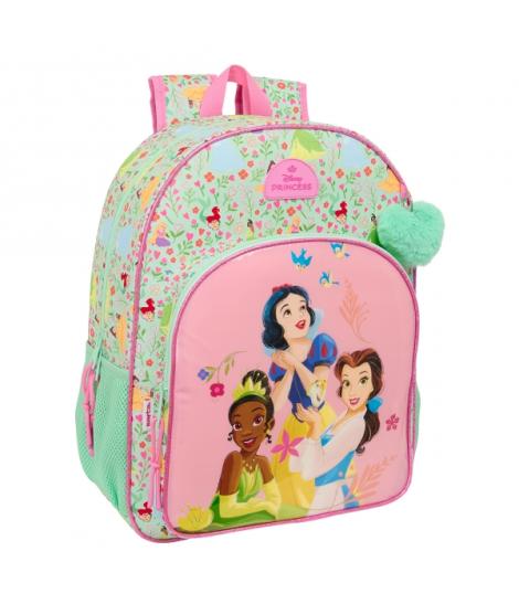 Safta Pricesas Disney "Bloom" Mochila - Adaptable a Carro - Asa de Mano - 33x42x14cm - Color Verde