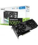 PNY GeForce RTX 5060 Ti Tarjeta Grafica 16GB GDDR7 Overclocked Dual Fan Reflex 2 AI NVIDIA DLSS4