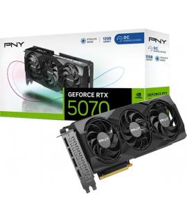 PNY GeForce RTX 5070 Tarjeta Grafica 12GB GDDR7 Triple Fan Reflex 2 AI NVIDIA DLSS4
