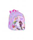 Safta Unicorn Academy Mochila Infantil - Adaptable a Carro - Asa de Mano - Bolsillos Laterales - 33x42x14cm - Color Lila