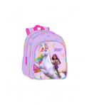 Safta Unicorn Academy Mochila Infantil - Adaptable a Carro - Asa de Mano - Bolsillos Laterales - 33x42x14cm - Color Lila