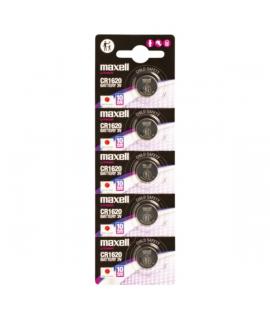Maxell Lithium CR1620 Pack de 5 Pilas 3V