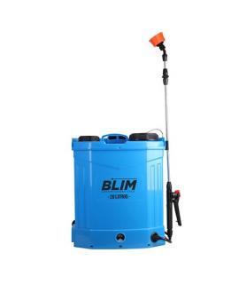 Blim Sulfatadora de Espalda a Bateria 12V 20L - Doble Bomba - Rango de Presion 0 - 0.65mpa - Tanque Ergonomico - Asa Superior - 