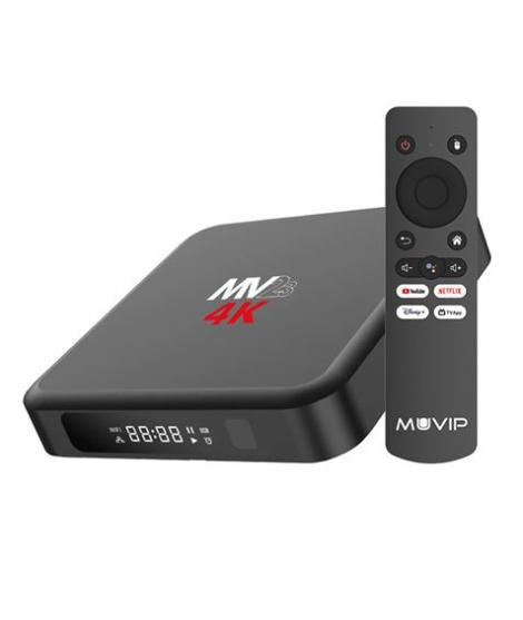 Muvip MV23 Mini PC Smart TV 4K 5G - Android 14 - Quad Core - 4GB RAM - 32GB - Color Negro