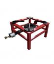 Muvip MV0628 Hornillo a Gas Portatil Reforzado - Quemador de Hierro Fundido - Potencia 7.5kW - Llave de Regulacion de Gas - Comp