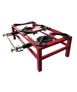 Muvip MV0629 Hornillo a Gas Portatil Reforzado - Quemador de Hierro Fundido - Potencia 15kW - Llave de Regulacion de Gas - Compa