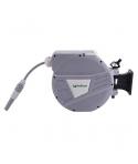 Sungarden SG0164 Manguera 10 Metros - Recogedor Automatico con Guia - Soporte Para Instalacion en Pared - Giro 180 - Color Gris