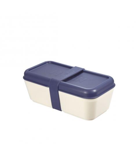Milan Coleccion 430 Fiambrera Rectangular 0.75L - Apta para Microondas, Lavavajillas y Congelador - Libre de BPA - Divisor Inter