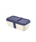 Milan Coleccion 430 Fiambrera Rectangular 0.75L - Apta para Microondas, Lavavajillas y Congelador - Libre de BPA - Divisor Inter