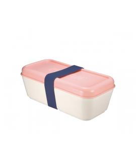 Milan Coleccion 430 Fiambrera Rectangular 0.75L - Apta para Microondas, Lavavajillas y Congelador - Libre de BPA - Divisor Inter