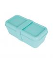 Milan Coleccion 460 Fiambrera Rectangular 0.75L - Apta para Microondas, Lavavajillas y Congelador - Libre de BPA - Divisor Inter