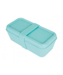 Milan Coleccion 460 Fiambrera Rectangular 0.75L - Apta para Microondas, Lavavajillas y Congelador - Libre de BPA - Divisor Inter