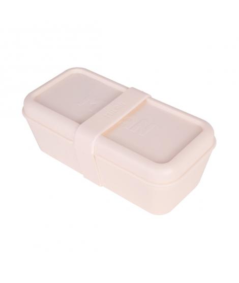 Milan Coleccion 460 Fiambrera Rectangular 0.75L - Apta para Microondas, Lavavajillas y Congelador - Libre de BPA - Divisor Inter