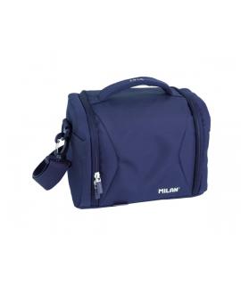 Milan Coleccion 430 Bolsa Isotermica Porta Alimentos 5L - Interior Aislante Termico - Apertura Total - Color Azul Marino