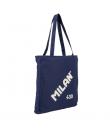 Milan Coleccion 430 Bolso Shopper 7.5L - Tamaño 38x36x6,5cm - Asa Larga 27cm - Tejido 'ripstop' - Color Azul Marino