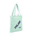 Milan Coleccion 430 Bolso Shopper 7.5L - Tamaño 38x36x6,5cm - Asa Larga 27cm - Tejido 'ripstop' - Color Verde