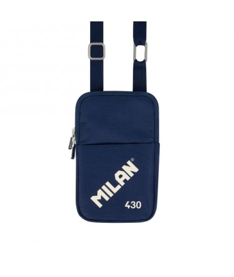 Milan Coleccion 430 Bolso Pequeño Bandolera - Tamaño Bolso 19x2.3x12.8cm - Cierre de Cremallera - Mosqueton de Aluminio - Color 