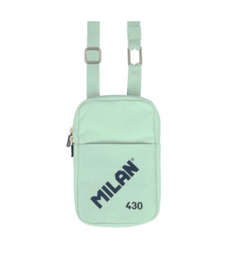 Milan Coleccion 430 Bolso Pequeño Bandolera - Tamaño Bolso 19x2.3x12.8cm - Cierre de Cremallera - Mosqueton de Aluminio - Color 