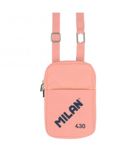 Milan Coleccion 430 Bolso Pequeño Bandolera - Tamaño Bolso 19x2.3x12.8cm - Cierre de Cremallera - Mosqueton de Aluminio - Color 