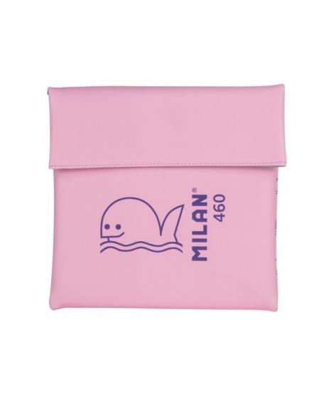 Milan Coleccion 460 Bolsa Isotermica Porta Alimentos 0.3L - Forro Interior Isotermico - Color Rosa