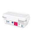 Milan Coleccion Nata 624 Fiambrera Hermetica de Tritan Rectangular 1.2L - Apta para Microondas, Lavavajillas y Congelador - Libr
