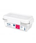 Milan Coleccion Nata 624 Fiambrera Hermetica de Tritan Rectangular 1.2L - Apta para Microondas, Lavavajillas y Congelador - Libr