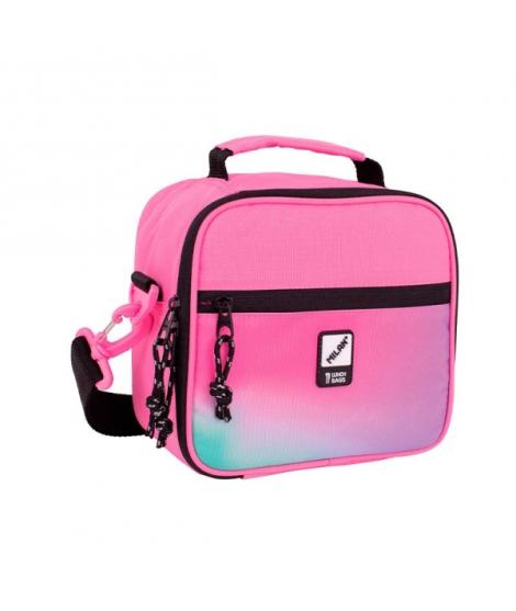 Milan Sunset Bolsa Isotermica Porta Alimentos 3,5L - Incluye 3 Recipientes para Alimentos - Interior Aislante Termico - Apertura