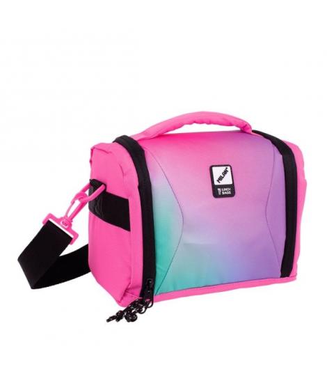 Milan Sunset Bolsa Isotermica Porta Alimentos 5L - Interior Aislante Termico - Apertura Total - Correa Regulable y Extraible - C