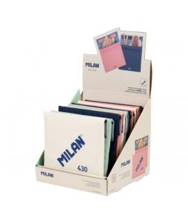Milan Coleccion 430 Expositor con 12 Bolsas Isotermicas Porta Alimentos 0.3L - Forro Interior Isotermico - Colores Surtidos
